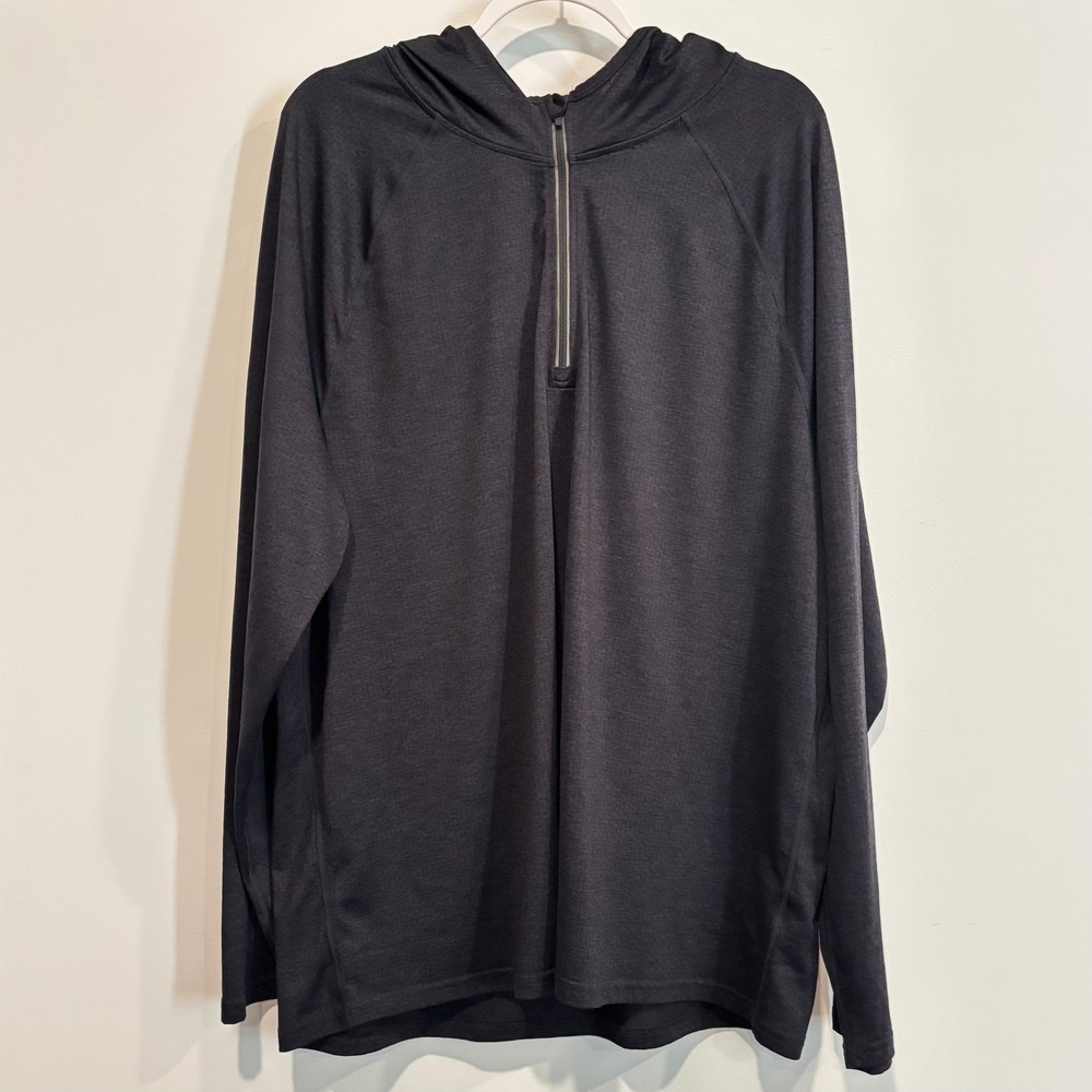 Quince Men Quarter Zip Hoodie XXL Performance Pullover Athleisure Gorpcore 20460